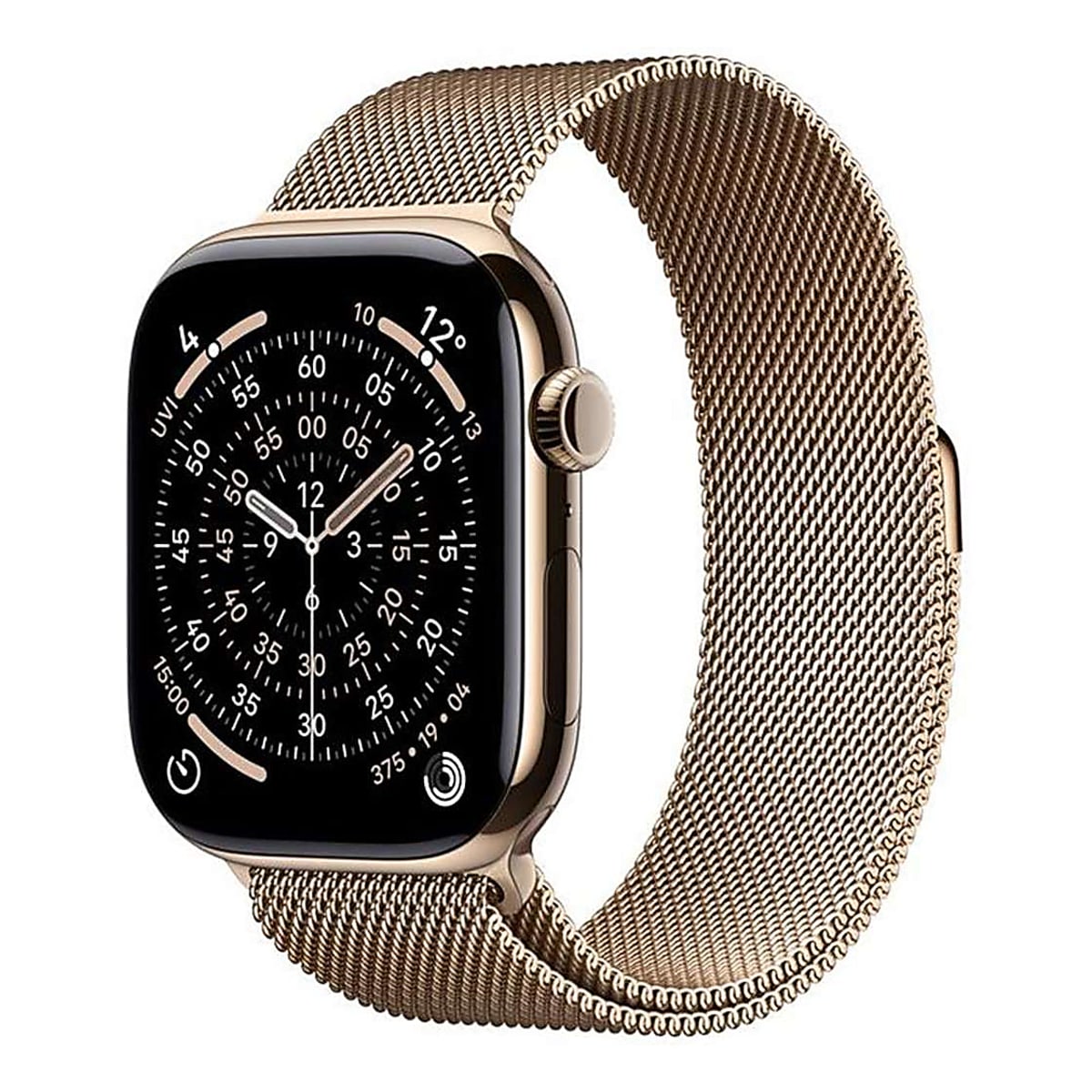 Apple Watch 11 Cellular 46mm Gold Titanium - Gold Milanese Loop - M/L - EU