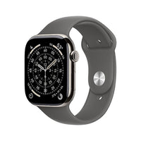 Apple Watch 11 Cellular 42mm Natural Titanium - Stone Gray Sport Band - S/M - EU