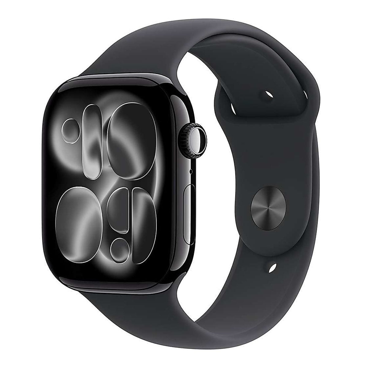 Apple Watch 11 Cellular 46mm Jet Black Aluminium - Black Sport Band - M/L - EU