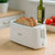 Jata Tostapane 2X Long Slot 25x3cm Auto Bread Centering 7 Levels Spegnimento Automatico 1400 W Bianco JETT1584