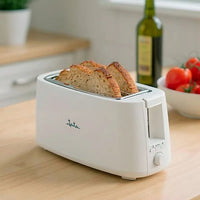 Jata Tostapane 2X Long Slot 25x3cm Auto Bread Centering 7 Levels Spegnimento Automatico 1400 W Bianco JETT1584