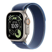 Apple Watch Ultra 3 Cellular 49mm Natural Titanium - Blue/Bright Blue Trail Loop - S/M - EU