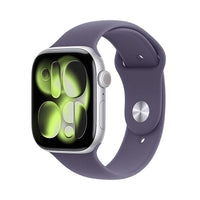 Apple Watch 11 Cellular 42mm Silver Aluminium - Purple Fog Sport Band - S/M - EU