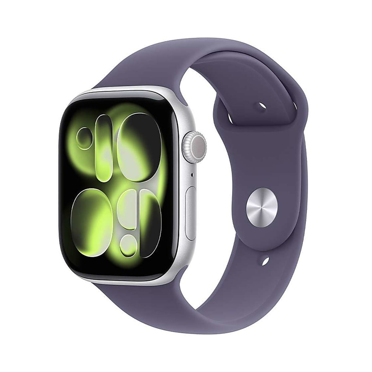 Apple Watch 11 Cellular 42mm Silver Aluminium - Purple Fog Sport Band - S/M - EU