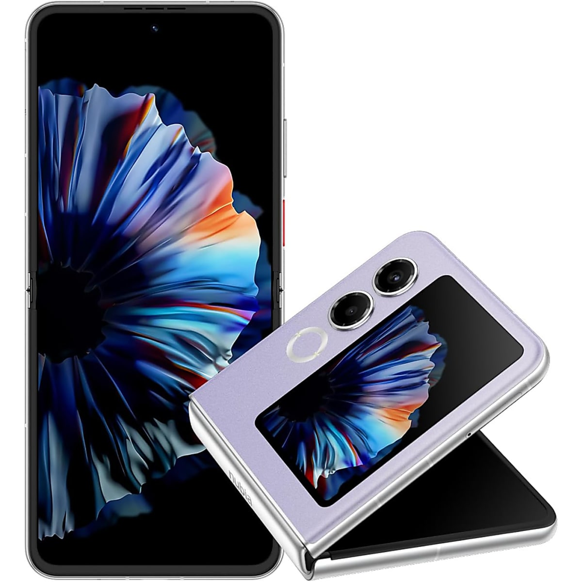 Zte Nubia Flip 2 256Gb 8Gb-Ram 5G Dual Sim - Lilac Purple - EU