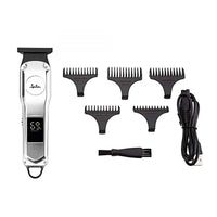 Jata Tagliacapelli ricaricabile 90MIN 5CUTING GUIDES display LED Argento JBCP4200