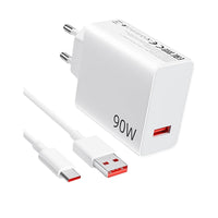 Xiaomi Alimentatore 90W Hypercharge USB-A + Cavo da USB-A a USB-C