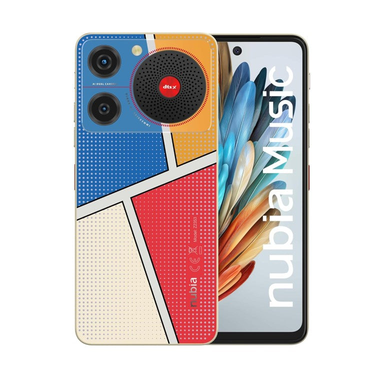 Zte Nubia Music 128Gb 4Gb-Ram 4G Dual Sim - Pop Art - EU