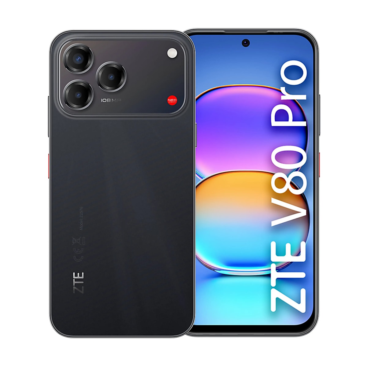 Zte Blade V80 Pro 256Gb 8Gb-Ram 4G Dual Sim - Black - EU