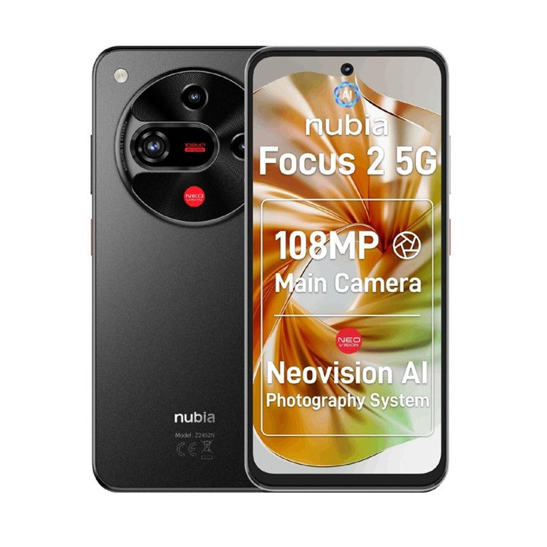 Zte Nubia Focus 2 256Gb 8Gb-Ram 5G Dual Sim - Galactic Black - EU