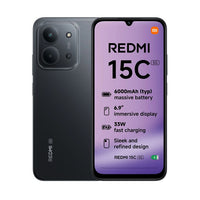 Xiaomi Redmi 15C 5G - 256Gb 4Gb-Ram Dual Sim - Midnight Black - EU