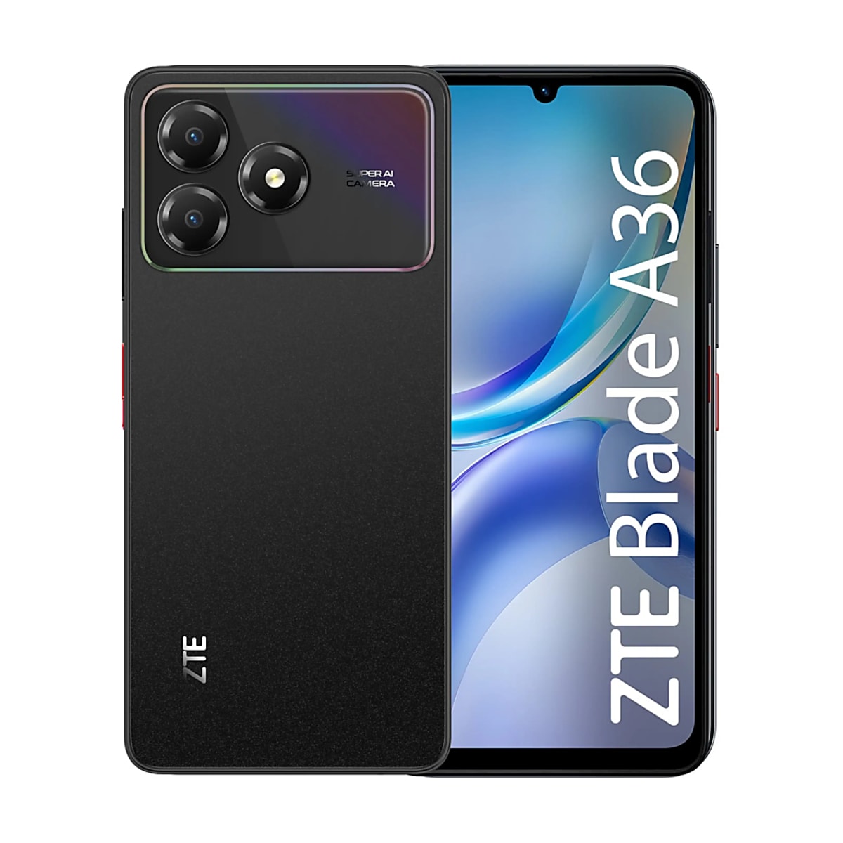 Zte Blade A36 128Gb 4Gb-Ram 4G Dual Sim - Black - EU