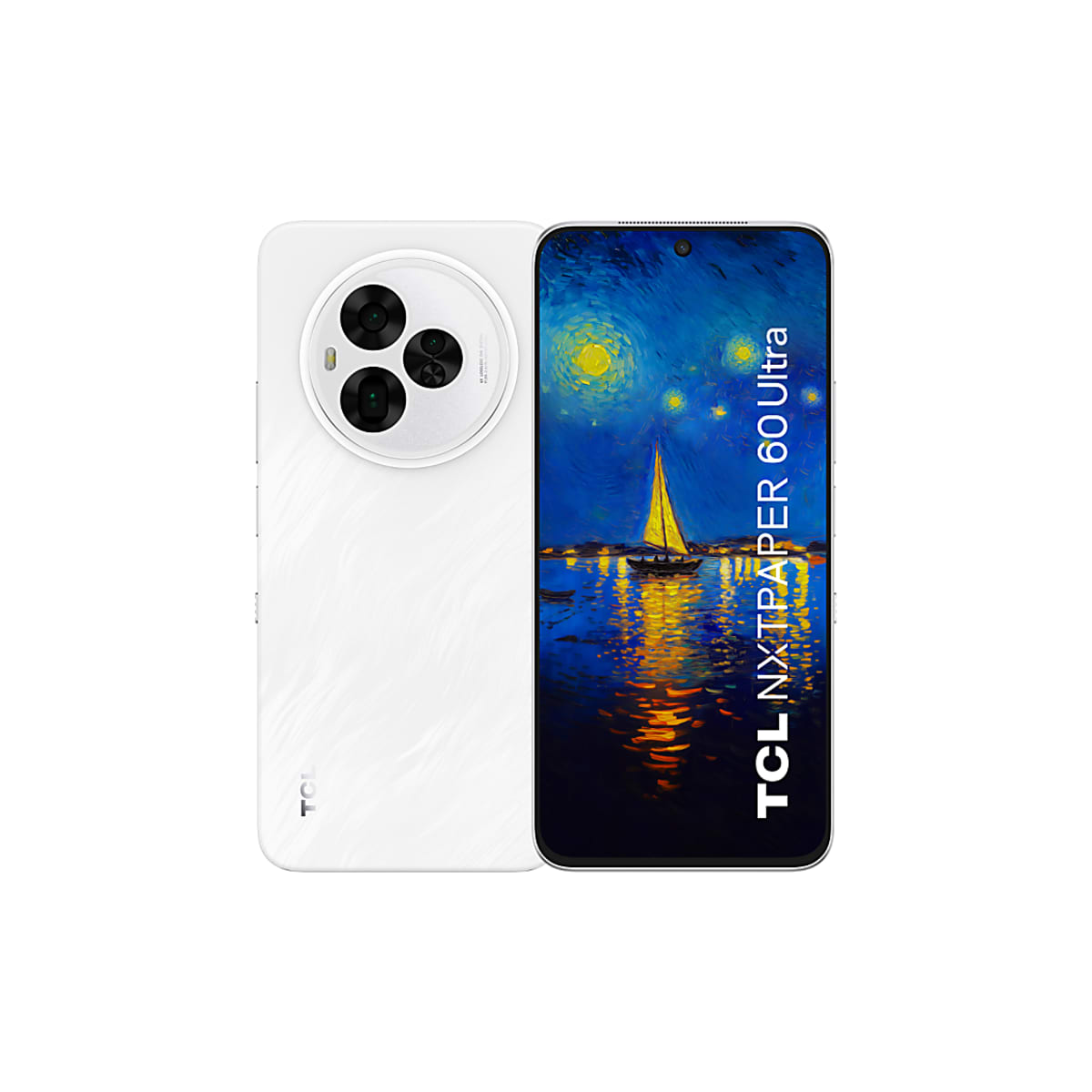 Tcl 60 Ultra Nxtpaper 512Gb 12Gb-Ram 5G Dual Sim - Lunar White - EU