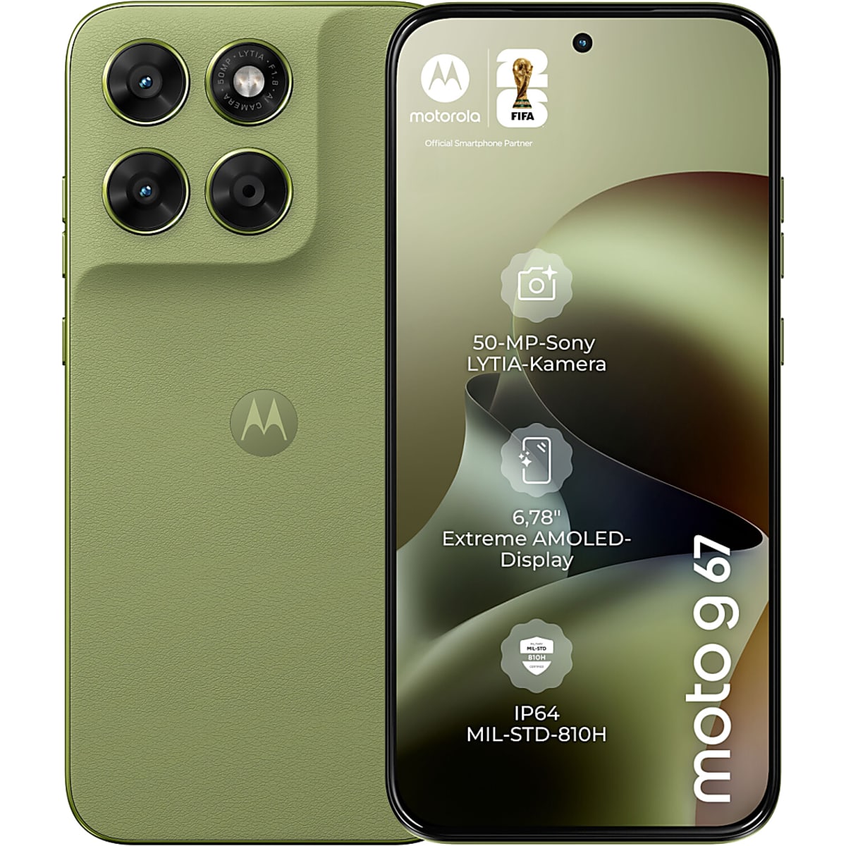 Motorola Moto G67 128Gb 4Gb-Ram 5G Dual Sim - Pantone Nile - EU