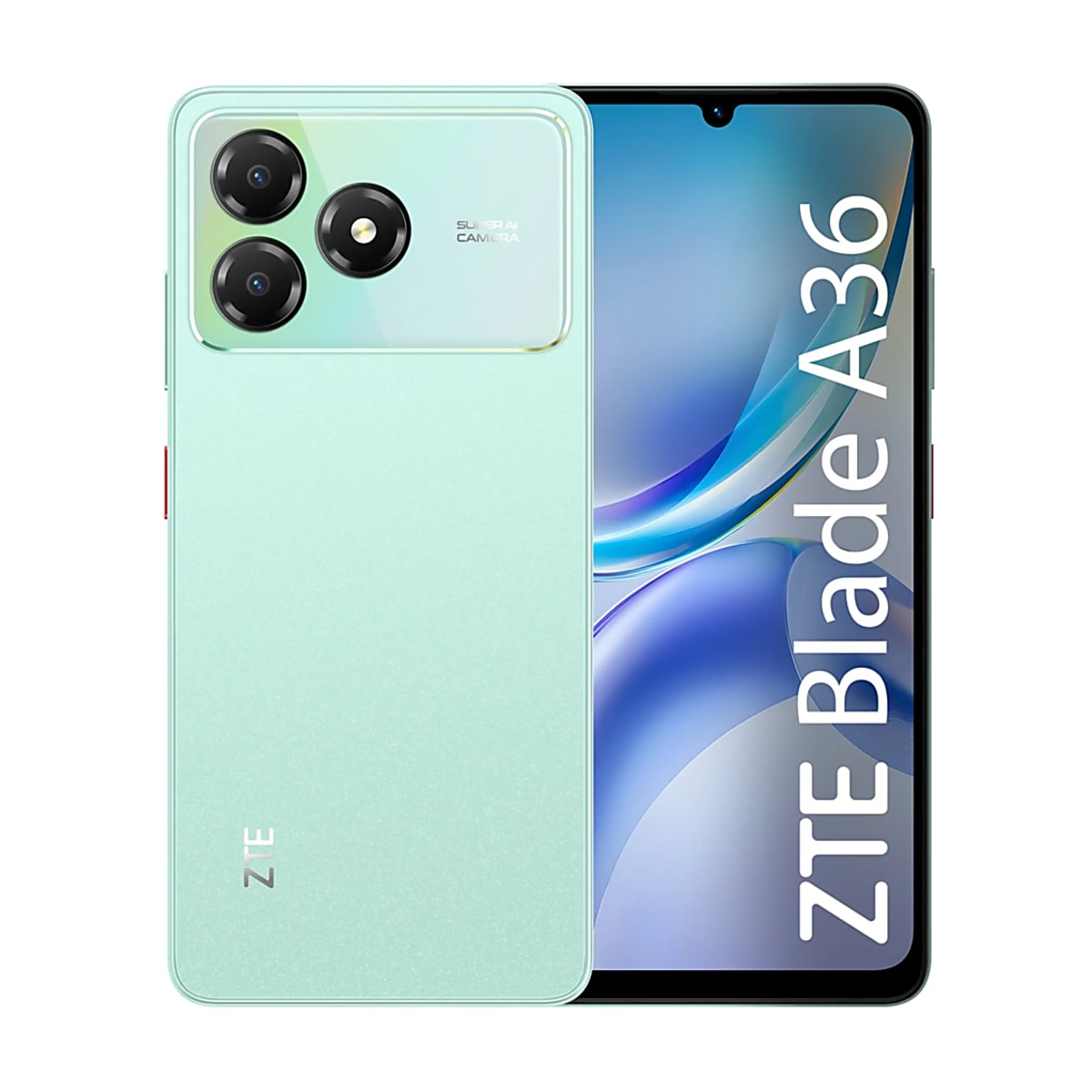 Zte Blade A36 128Gb 4Gb-Ram 4G Dual Sim - Green - EU