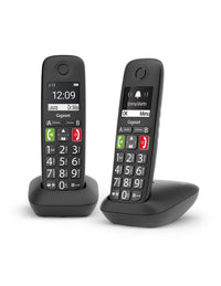 Gigaset Telefono cordless E290 Duo Nero L36852 - H2901 - D201