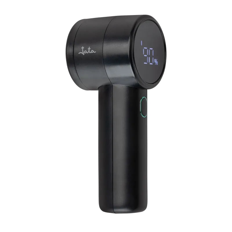 Jata Levapelucchi Ricaricabile 1200MAH LCD 6 Stainless Steel Blades Nero JEQP1272